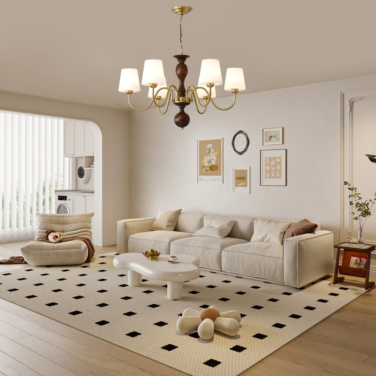 Grove Haven Chandelier – Ambient Illumination in Luxury Interior Setting View 6