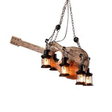 Guitar Curated Mouth-Blown Frosted Glass Chandel – architectural ceiling profile #1
