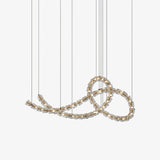 The Gabriel Knot LED Curated K9 Bohemian Crystal – K9 Bohemian Crystal Chandelier