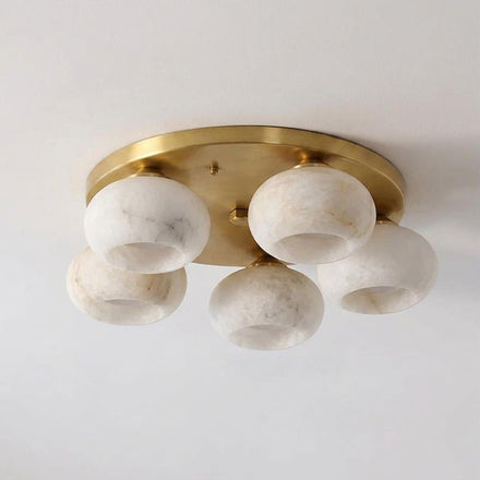 Hailie Alabaster Flush Mount