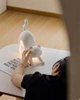 Hakimi Curated Iron & Glass Table Lamp – architectural ceiling profile