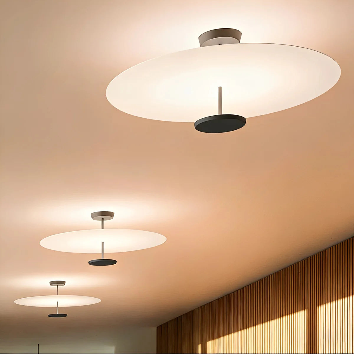 Halo Disc Ceiling Light | Artisan Material | JINSHE