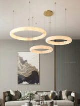 Spanish Alabaster Chandelier View 14 | Halo Pietra Spanish Alabaster Chandelier | The Alabaster Edit | JINSHE | JINSHE