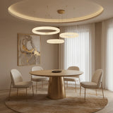 Spanish Alabaster Chandelier View 9 | Halo Pietra Spanish Alabaster Chandelier | The Alabaster Edit | JINSHE | JINSHE