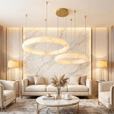 Spanish Alabaster Chandelier View 6 | Halo Pietra Spanish Alabaster Chandelier | The Alabaster Edit | JINSHE | JINSHE
