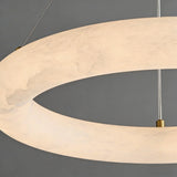 Spanish Alabaster Chandelier View 10 | Halo Pietra Spanish Alabaster Chandelier | The Alabaster Edit | JINSHE | JINSHE