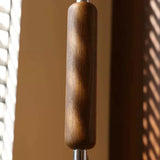 Halsen Floor Curated Finished Iron Floor Lamp – macro detail view #1