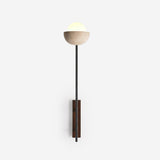 Globe Stem Curated Yellow Travertine Wall Sconce – Yellow Travertine Wall Sconce