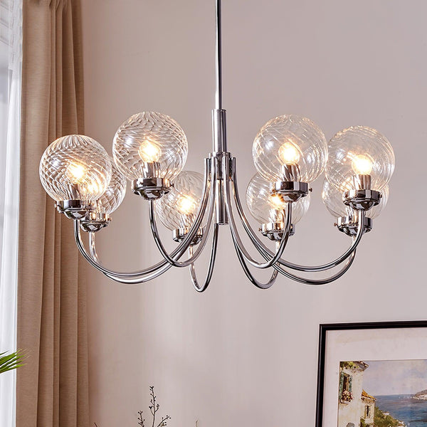 Hamilton Curated Mouth-Blown Frosted Glass Chand