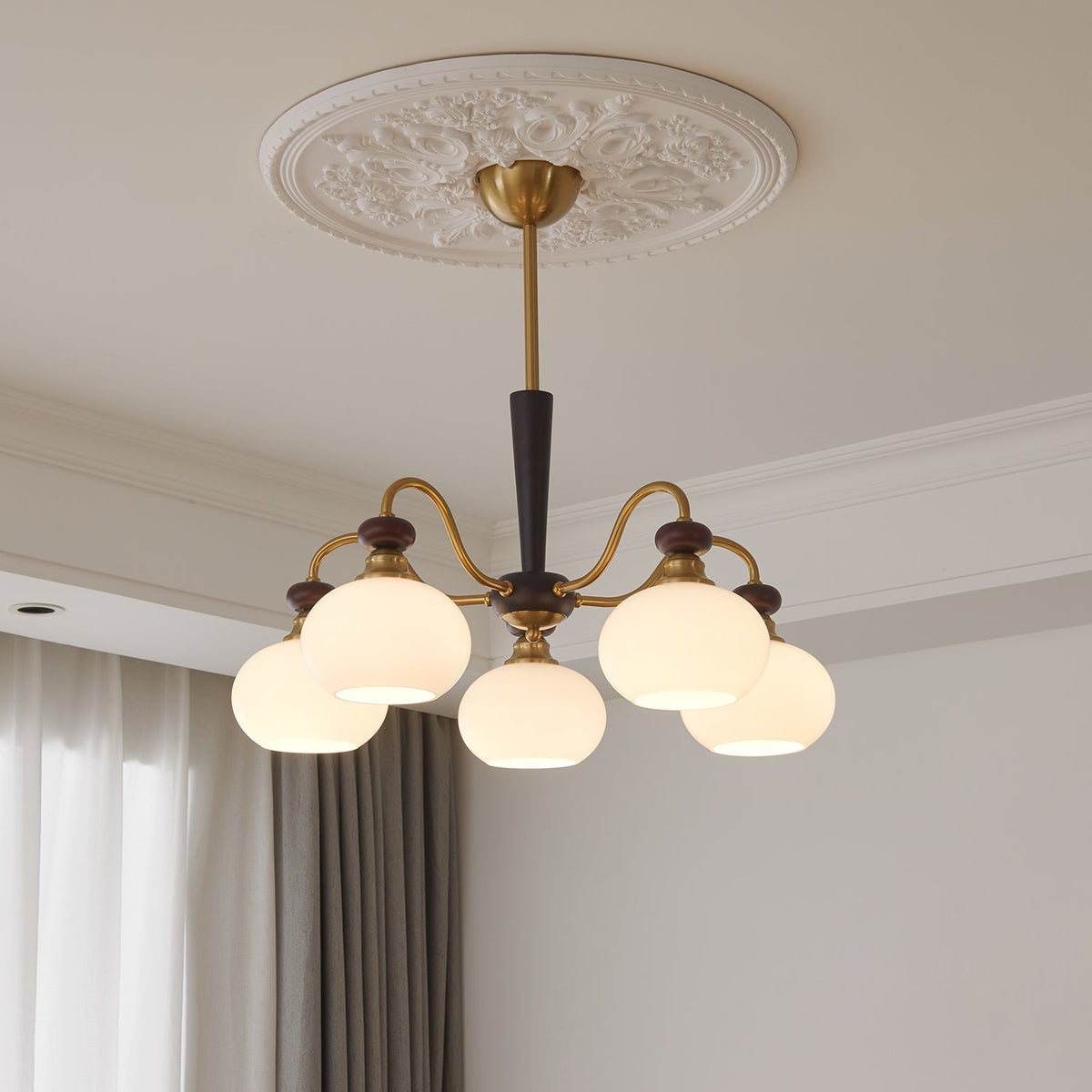Harmonia Sphere Chandelier – Ambient Illumination in Luxury Interior Setting View 4