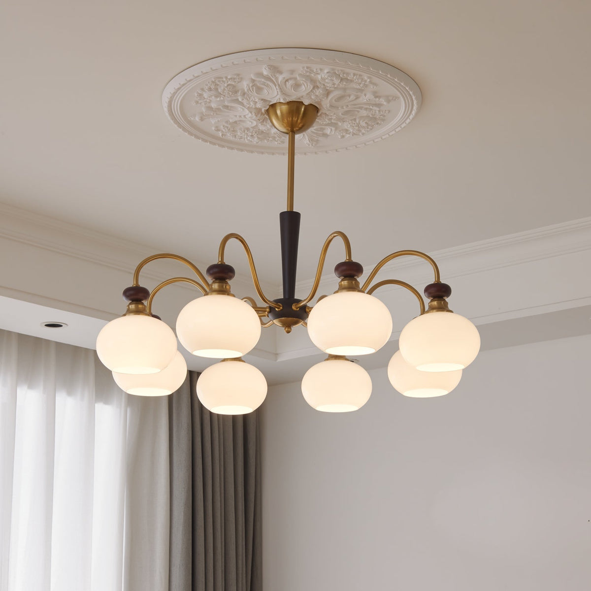 Harmonia Sphere Chandelier – Ambient Illumination in Luxury Interior Setting View 5