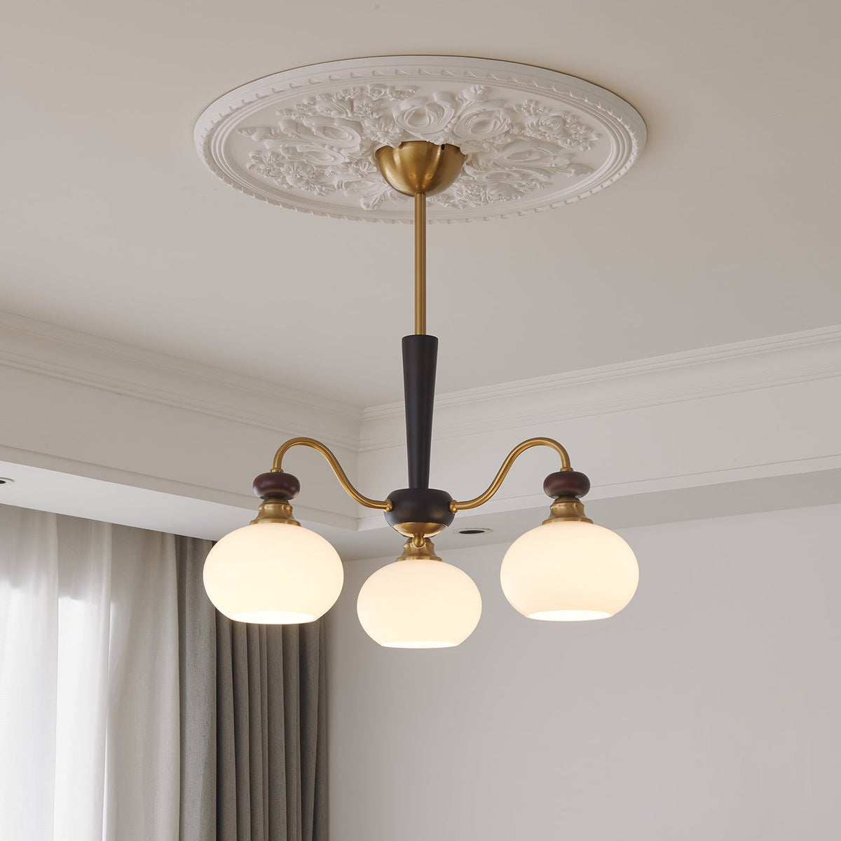 Harmonia Sphere Chandelier – Ambient Illumination in Luxury Interior Setting View 3