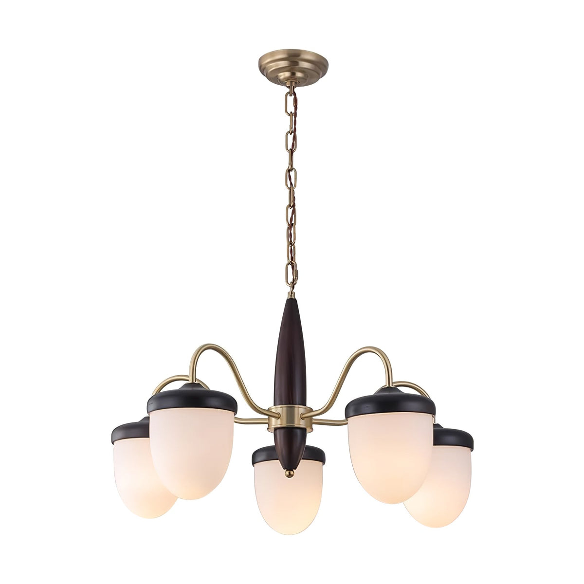 Hazelnut Branch Chandelier – Ambient Illumination in Luxury Interior Setting View 14