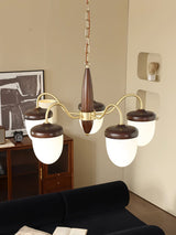 Hazelnut Branch Chandelier – Ambient Illumination in Luxury Interior Setting View 8