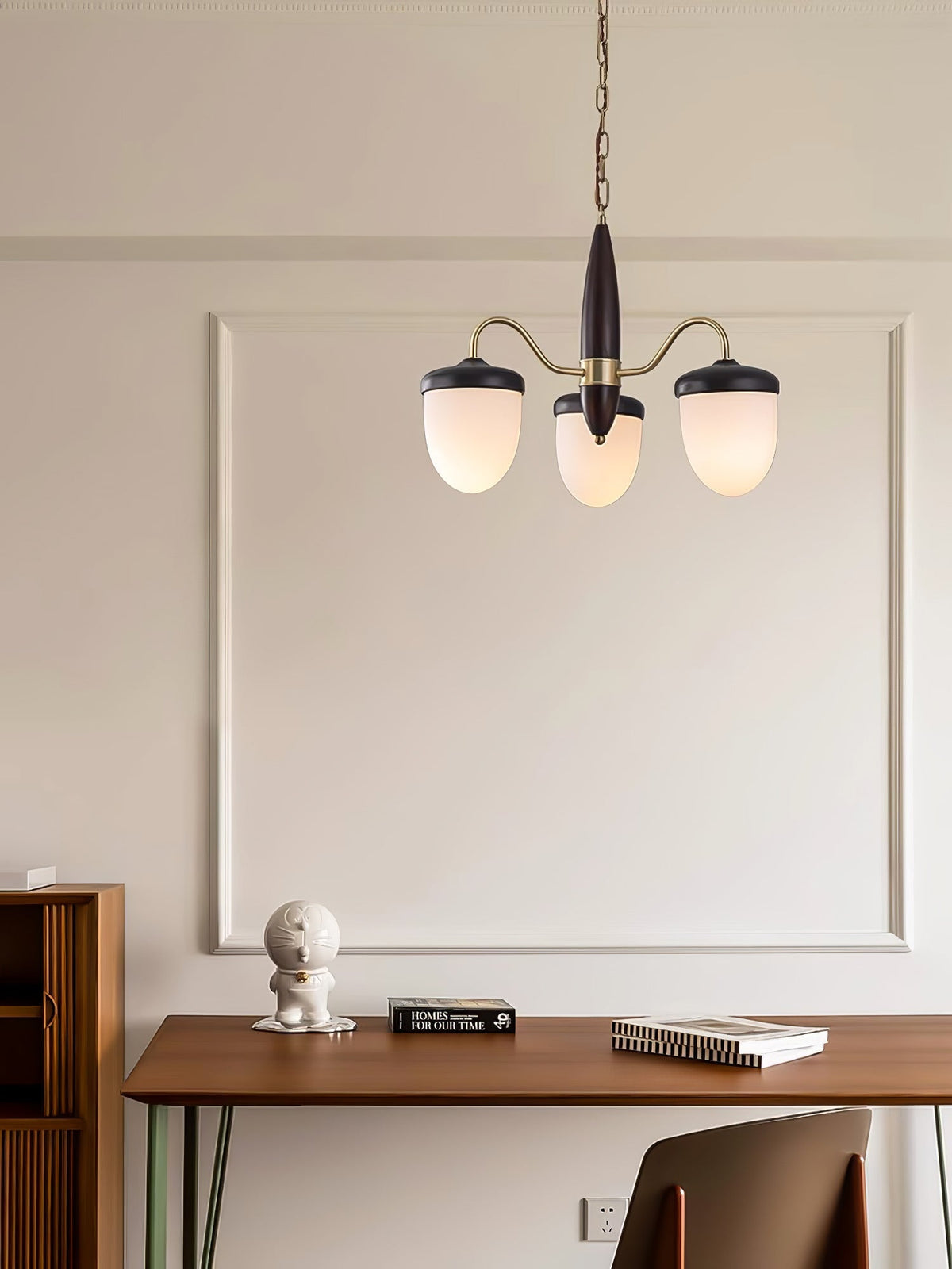 Hazelnut Branch Chandelier – Ambient Illumination in Luxury Interior Setting View 9