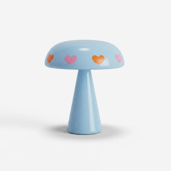 Heartelle Curated Iron & Glass Table Lamp