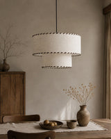 Hearthmere Curated Finished Iron Pendant Light – structural canopy joint detail