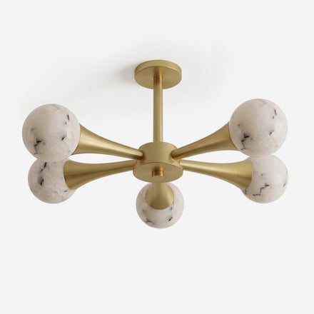Hedra Alabaster Flush Mount