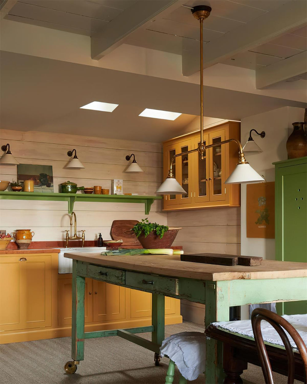 Heirloom Curated Solid Brass Chandelier