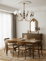 Helena Curve Chandelier – Ambient Illumination in Luxury Interior Setting View 4