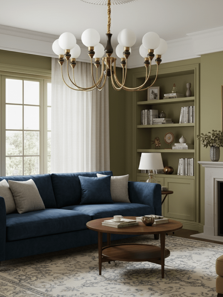 Helena Curve Chandelier – Ambient Illumination in Luxury Interior Setting View 8