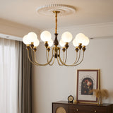 Helena Curve Chandelier – Handcrafted Material Texture and Detail View