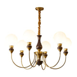 Helena Curve Chandelier – Ambient Illumination in Luxury Interior Setting View 16