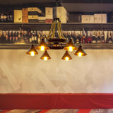 Hemp Rope Industrial Horn Chandelier – Ambient Illumination in Luxury Interior Setting View 6