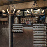 Hemp Rope Industrial Chandelier – Ambient Illumination in Luxury Interior Setting View 9