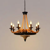Hemp Rope Industrial Chandelier – Ambient Illumination in Luxury Interior Setting View 17