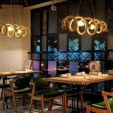 Hemp Rope Industrial Chandelier – Ambient Illumination in Luxury Interior Setting View 9