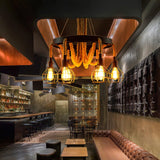 Hemp Rope Industrial Chandelier – Ambient Illumination in Luxury Interior Setting View 11
