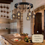 Hemp Rope Industrial Chandelier – Ambient Illumination in Luxury Interior Setting View 13