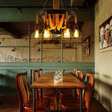 Hemp Rope Industrial Chandelier – Ambient Illumination in Luxury Interior Setting View 10
