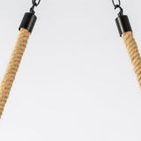 Hemp Rope Industrial Wave Chandelier – Ambient Illumination in Luxury Interior Setting View 15