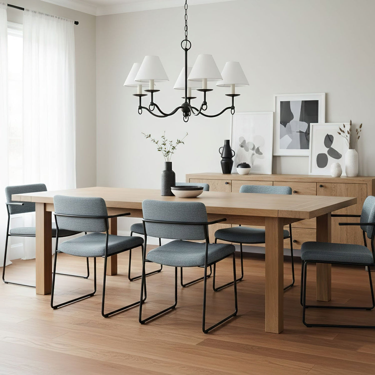 Modern Henry Chandelier – Ambient Illumination in Luxury Interior Setting View 4