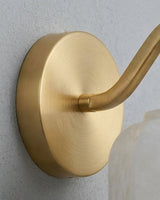 Henry Alabaster Curated Alabaster Wall Sconce – macro detail view #1