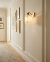 Henry Alabaster Curated Alabaster Wall Sconce – structural canopy joint detail