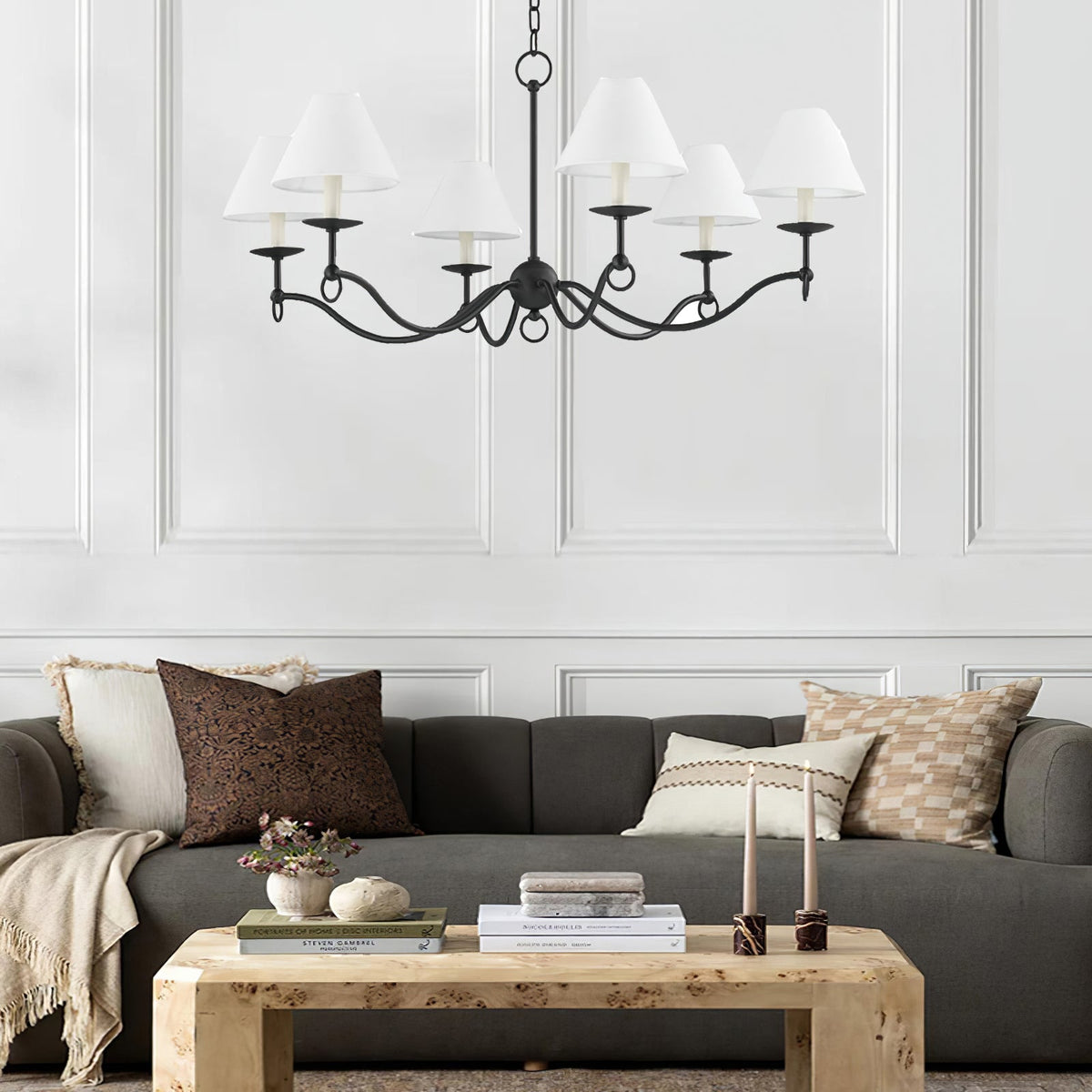 Modern Henry Chandelier – Ambient Illumination in Luxury Interior Setting View 15