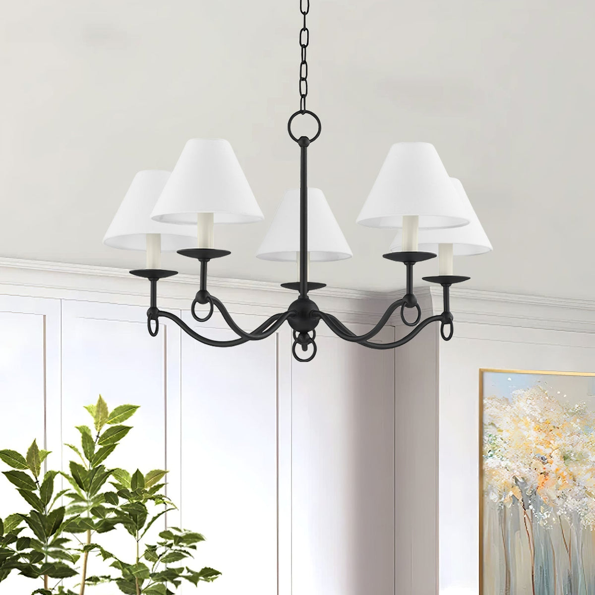 Modern Henry Chandelier – Ambient Illumination in Luxury Interior Setting View 10