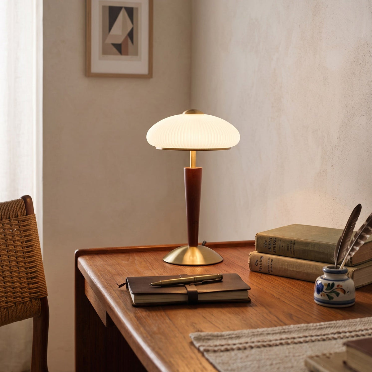 Modern Halden Table Lamp – Ambient Illumination in Luxury Interior Setting View 3