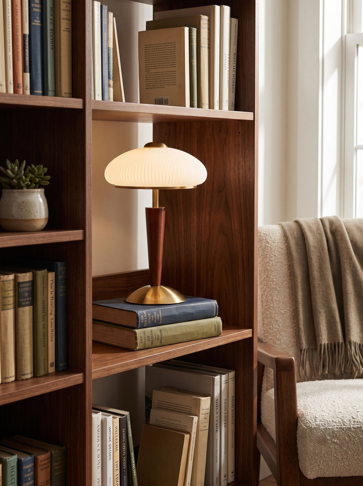 Modern Halden Table Lamp – Ambient Illumination in Luxury Interior Setting View 4