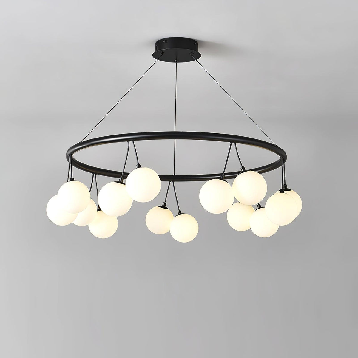 Modern Heronia Chandelier – Ambient Illumination in Luxury Interior Setting View 11