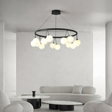 Modern Heronia Chandelier – Handcrafted Material Texture and Detail View