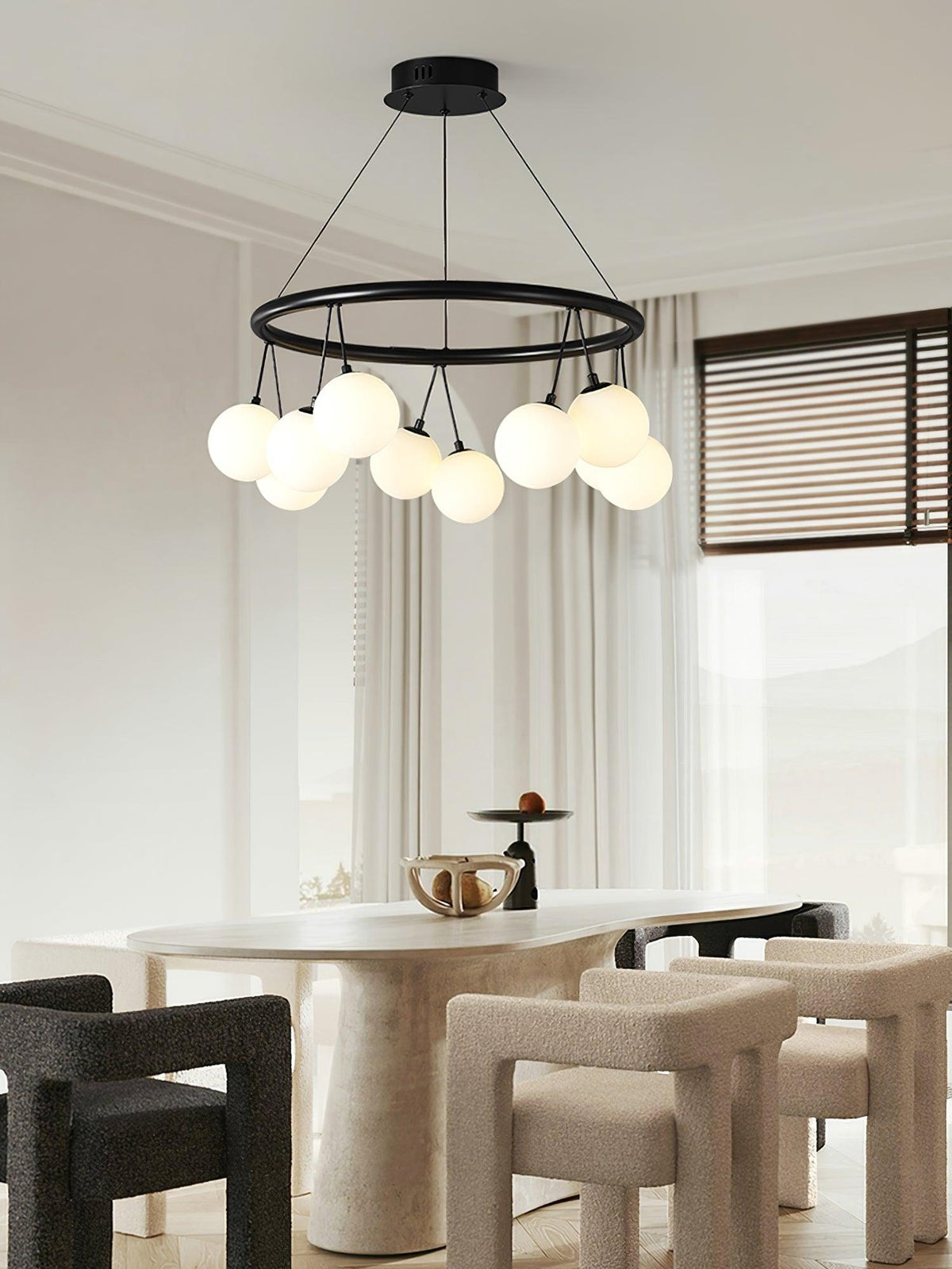 Modern Heronia Chandelier – Ambient Illumination in Luxury Interior Setting View 5