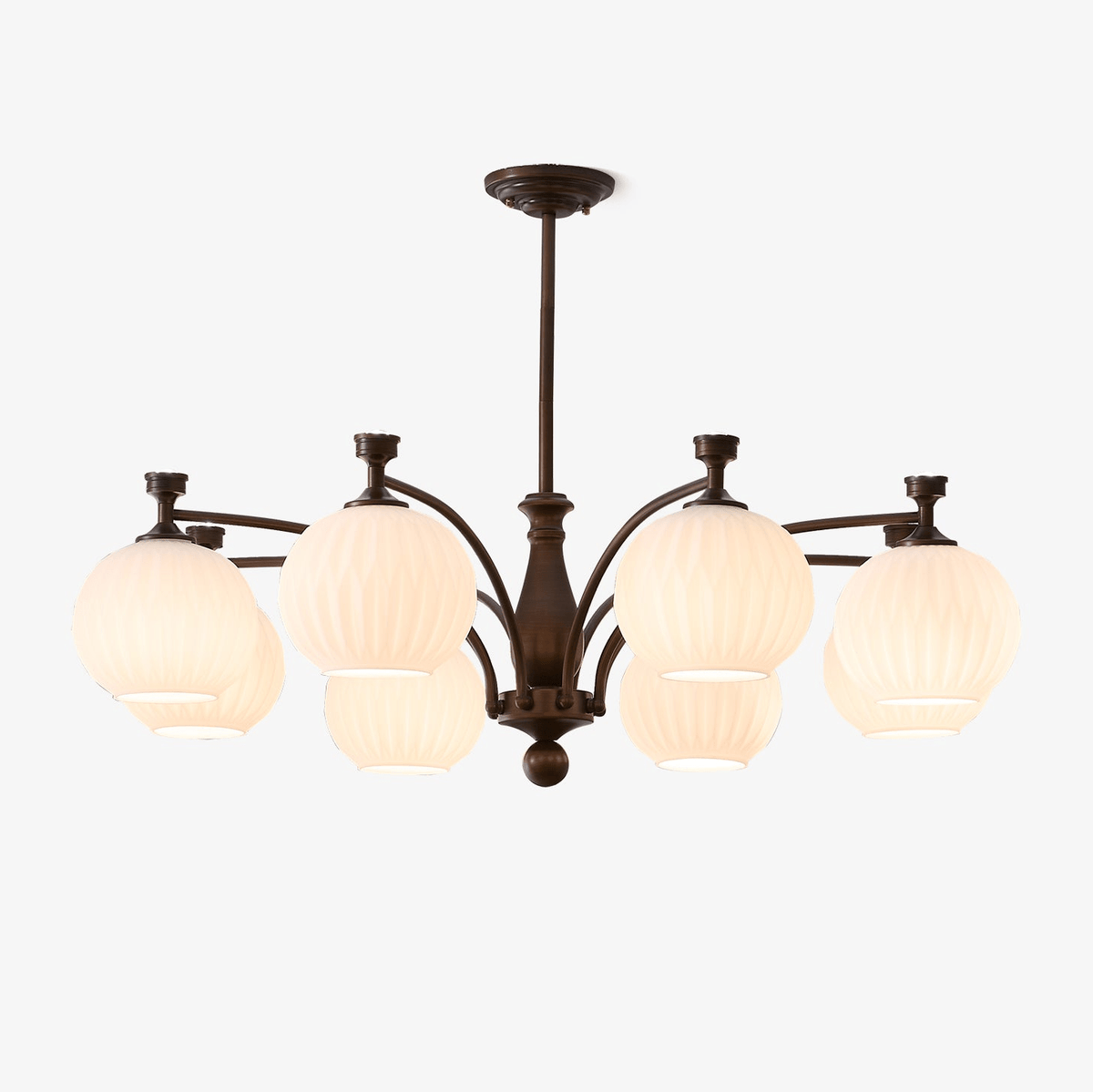 Hespera Orb Chandelier – Handcrafted Architectural Luxury Lighting Fixture