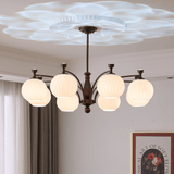 Hespera Orb Chandelier – Handcrafted Material Texture and Detail View