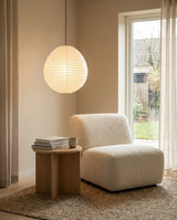 Hikari Paper Curated Washi Paper Pendant Light – handcrafted surface texture