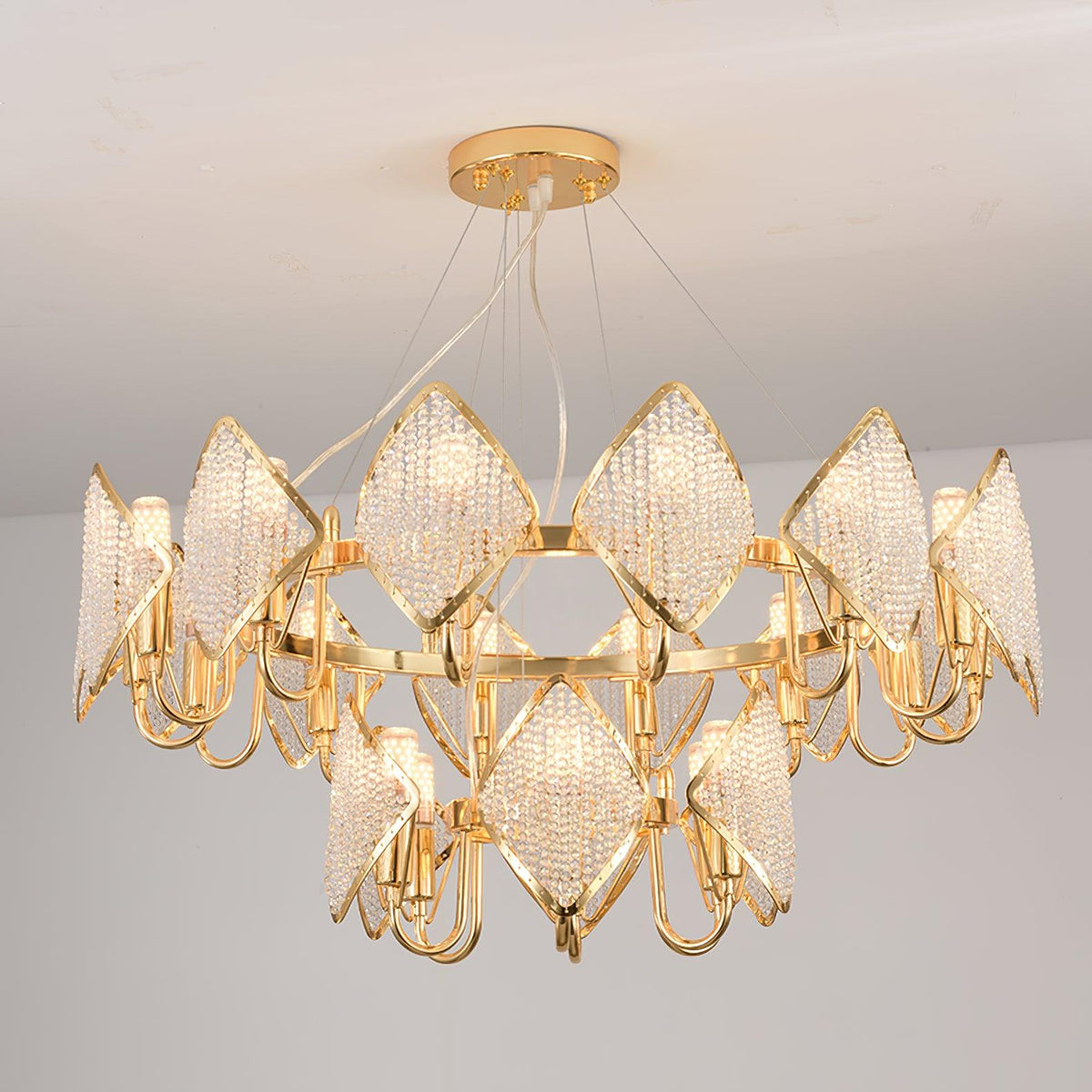 Modern Holly Chandelier – Ambient Illumination in Luxury Interior Setting View 17