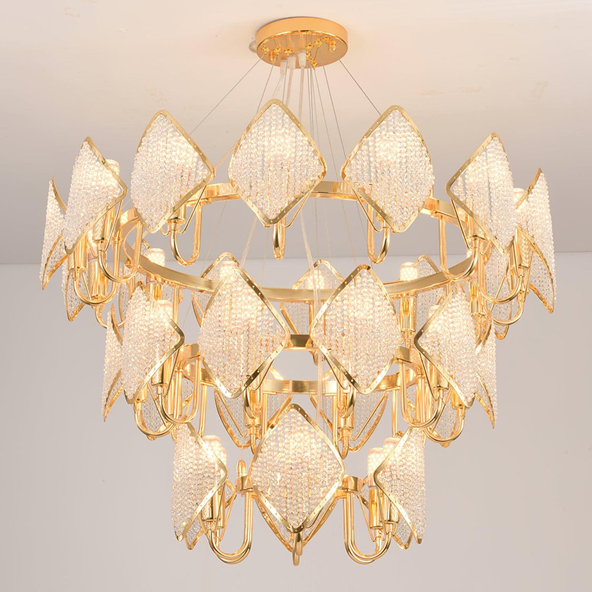 Modern Holly Chandelier – Ambient Illumination in Luxury Interior Setting View 18
